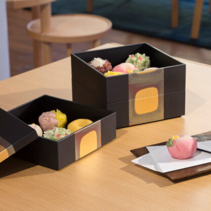 Kodaihaku Small Box – 3.8 Black กล่องสำหรับใช้เป็นภาชนะบรรจุอาหาร